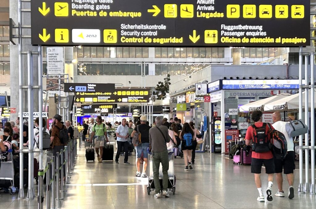 Malaga Airport to end liquids and electronics removal at security