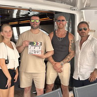 Actress Chayenna, director Dowsett, actor Matt Nuttall & co-producer Franky Lancaster.
