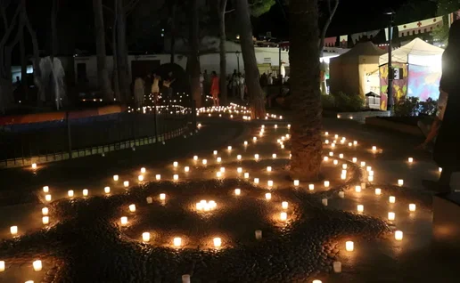 The soul of Mijas by candlelight.