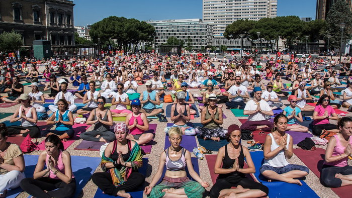 International yoga day Madrid