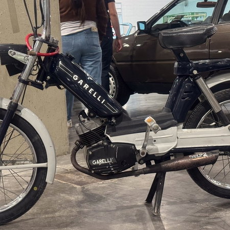 Garelli 50cc Italian grey moped