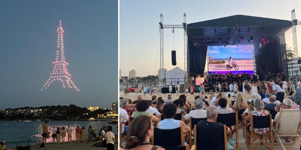 Music and drones light up Magaluf for an unforgettable opening celebration