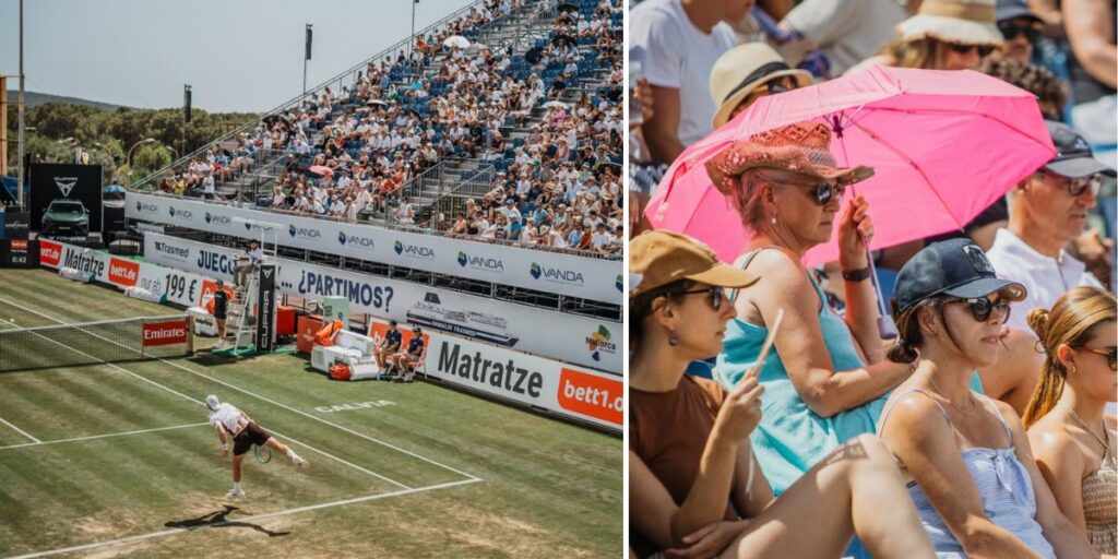 Game, set, Mallorca: Fans brave the heatwave to watch world-class tennis
