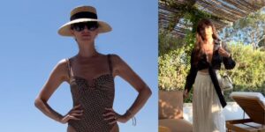 British reality star Megan McKenna on holiday in Mallorca