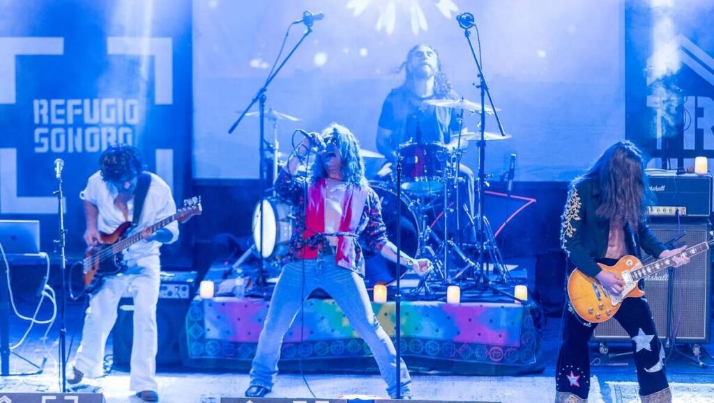 Red Zeppelin revive the 1970s at Louie Louie live