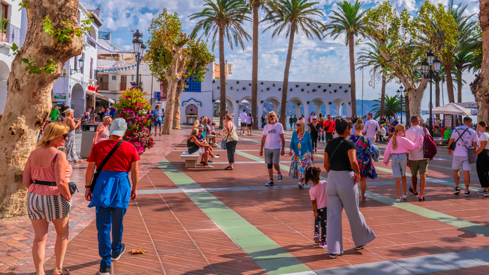 Tourists in Spain