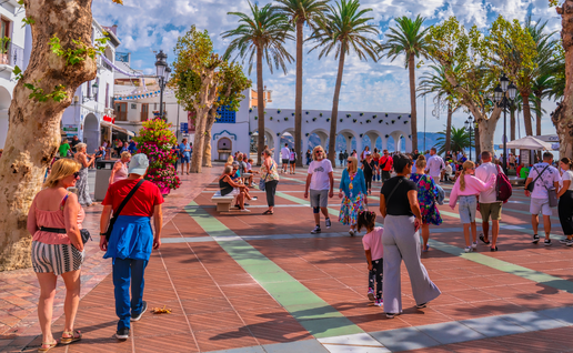 Tourists in Spain