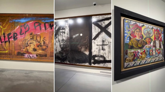 Exhibition at the Mirador del Carmen.