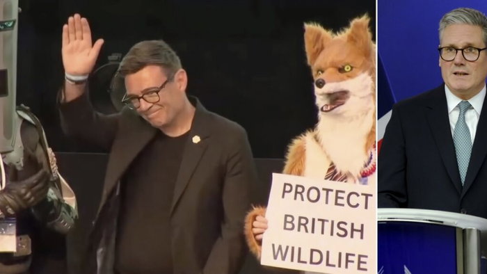 Lord Binhead, Andy Burnham, a fox and incumbent PM Starmer.