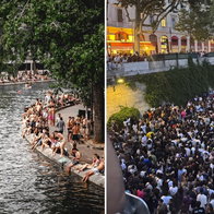 Paris takes the plunge into the Seine.