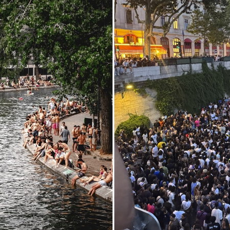 Paris takes the plunge into the Seine.