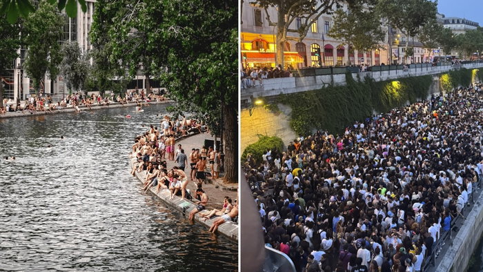 Paris takes the plunge into the Seine.