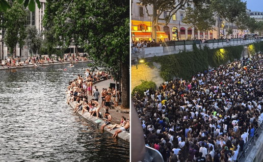 Paris takes the plunge into the Seine.