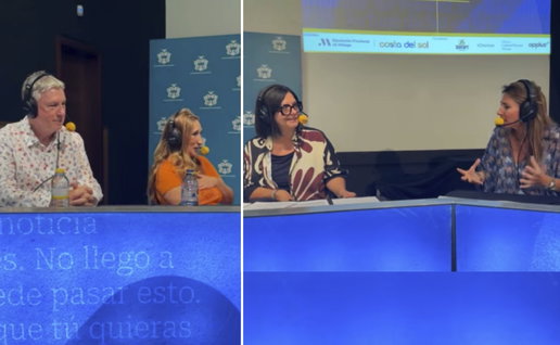 Alan Boardman, Sladana Obradovic. Àngeles Barceló and Ana Mata on Hoy por Hoy.