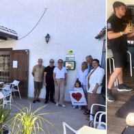 Save A Life team at El Golf restaurant.