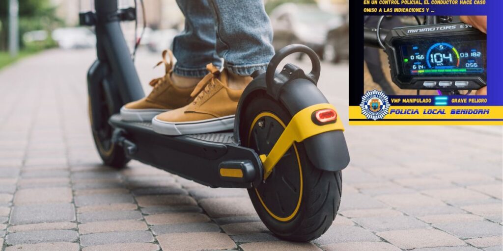 Benidorm police chase e-scooter travelling four times legal limit