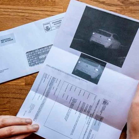Check the images on your speeding fine.
