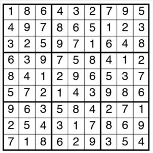 easy sudoku 2139