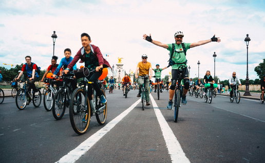 Cyclists.