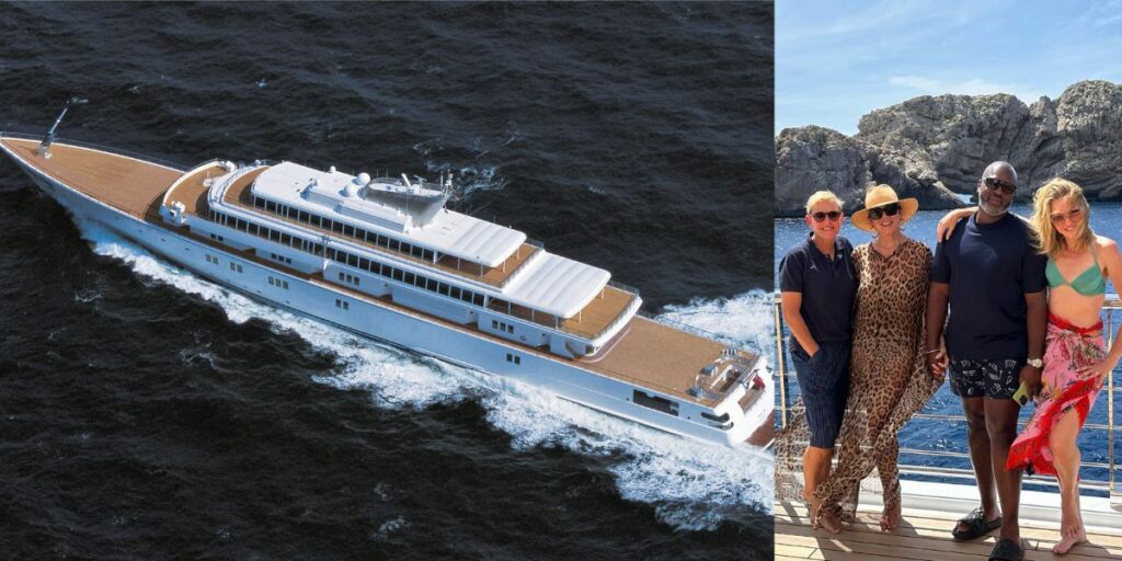 Keeping up with Kris Jenner: Star enjoys luxury Mallorca escape aboard superyacht