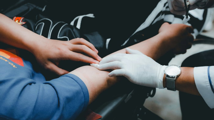A blood donor.