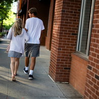 A young couple.