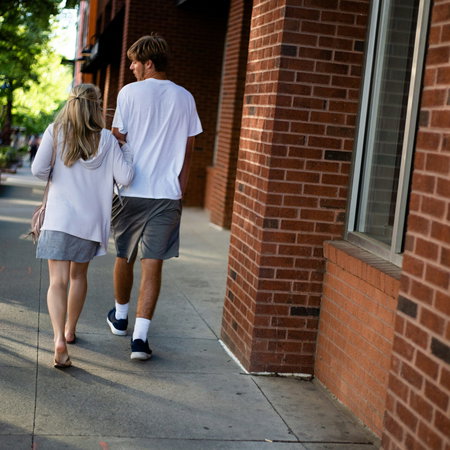 A young couple.