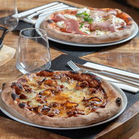 Pizzas.
