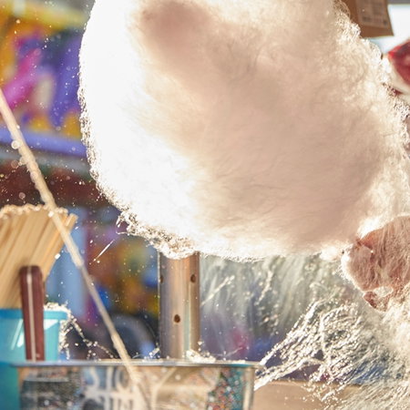 Cotton candy, the same as Tayto's new crips flavour