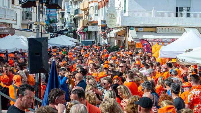 King's Day in Torremolinos.