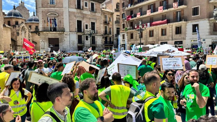 Valencia teachers strikes