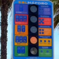 UV traffic lights in Torremolinos