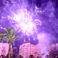 Fireworks in Spain