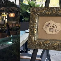 Coto restaurant with Banksy.