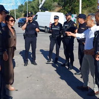Marbella security forces together.