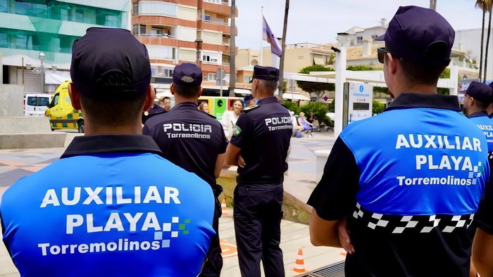 Torremolinos special beach police for 2026.