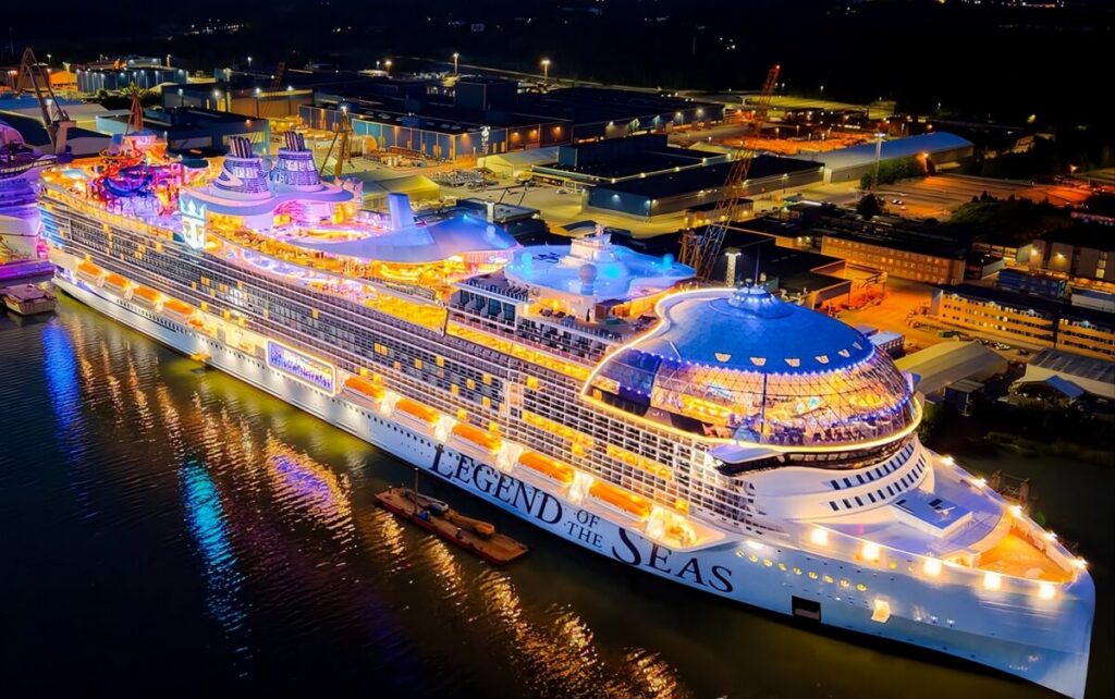 Royal Caribbean’s giant Legend of the Seas begins historic maiden voyage from Malaga