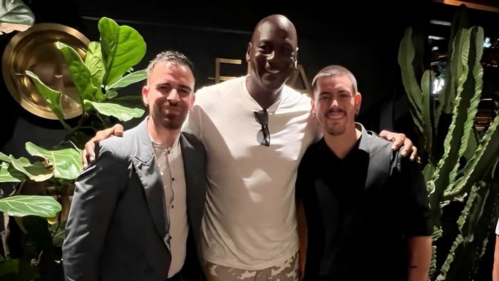 Michael Jordan and friends in Marbella