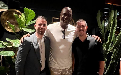 Michael Jordan and friends in Marbella