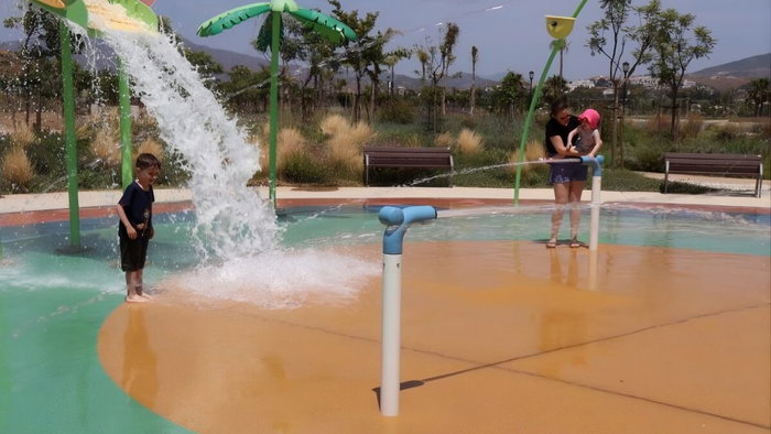 Mijas Grand Park water fun.
