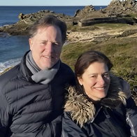 Miriam González Durántez, known as Lady Clegg in the UK, with husband Sir Nick Clegg.