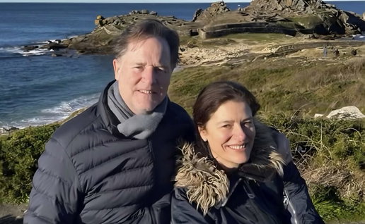 Miriam González Durántez, known as Lady Clegg in the UK, with husband Sir Nick Clegg.