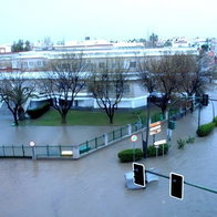 A yearly occurrence no more. Salobreña flooded.