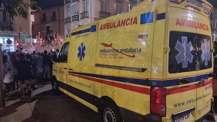 Ambulance in Malaga.