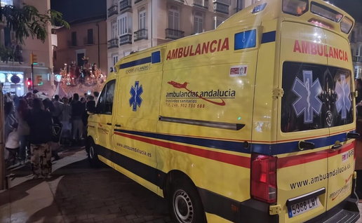 Ambulance in Malaga.