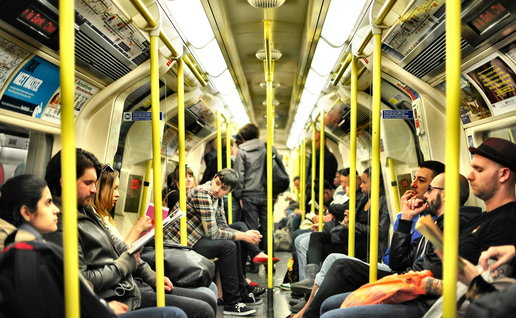 The London tube.