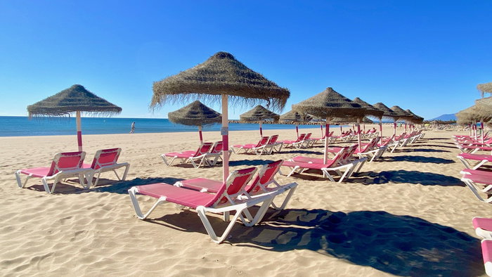 Beach on the Costa del Sol