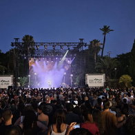 A concert in the park.