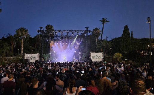 A concert in the park.
