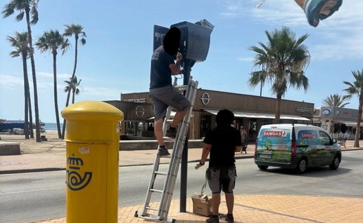 New speed cameras being installed in Fuengirola.